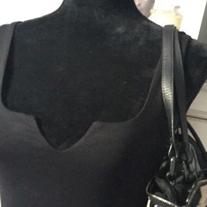 Black Windsor bodysuit size small